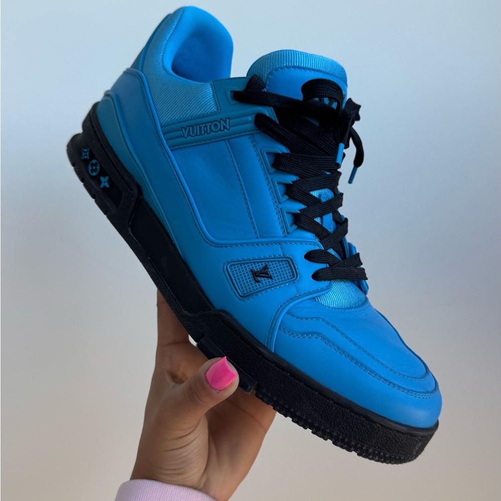 Louis Vuitton Blue and Black Sneakers
